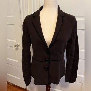 Jones NY large brown sweater cotton cardigan